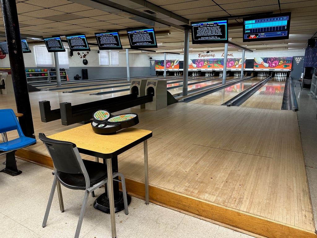 Photo of bowling lanes